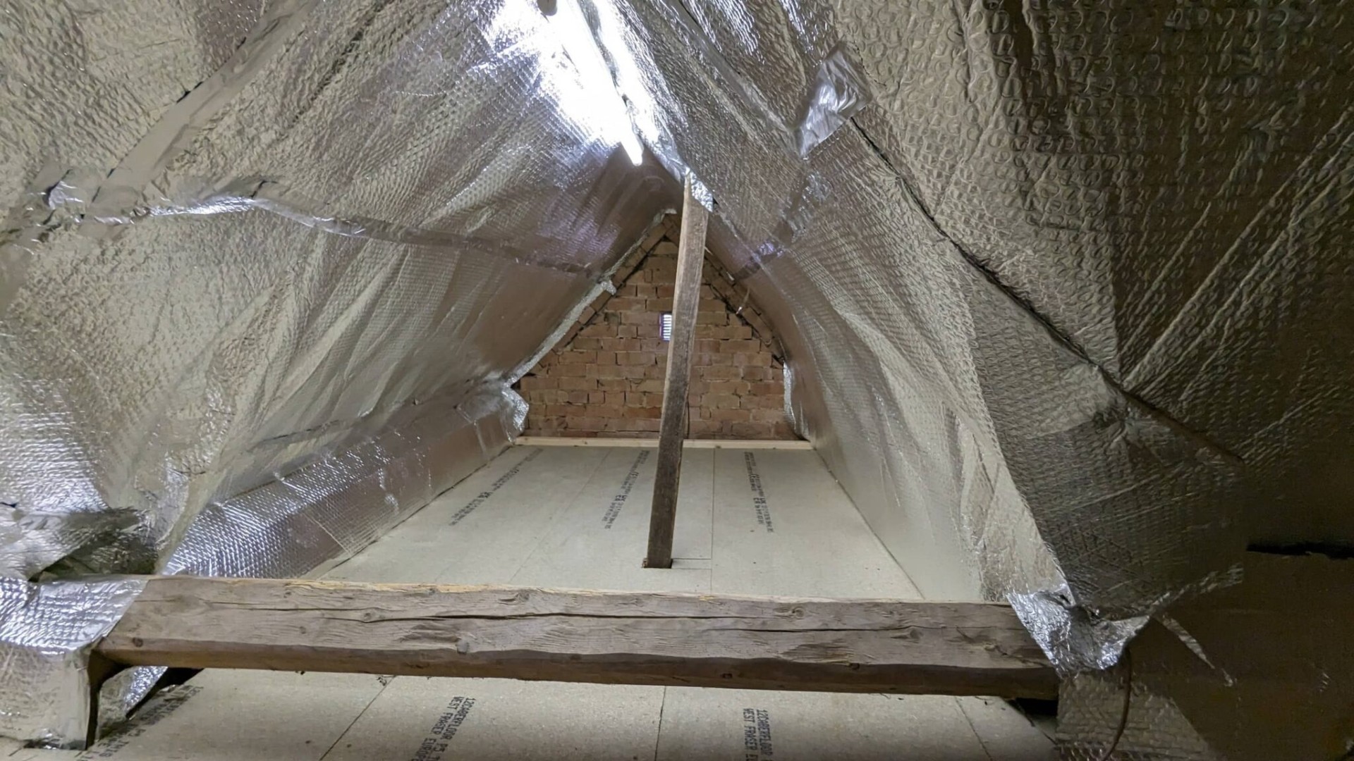 Foil Loft Lining — real Loft Kings install
